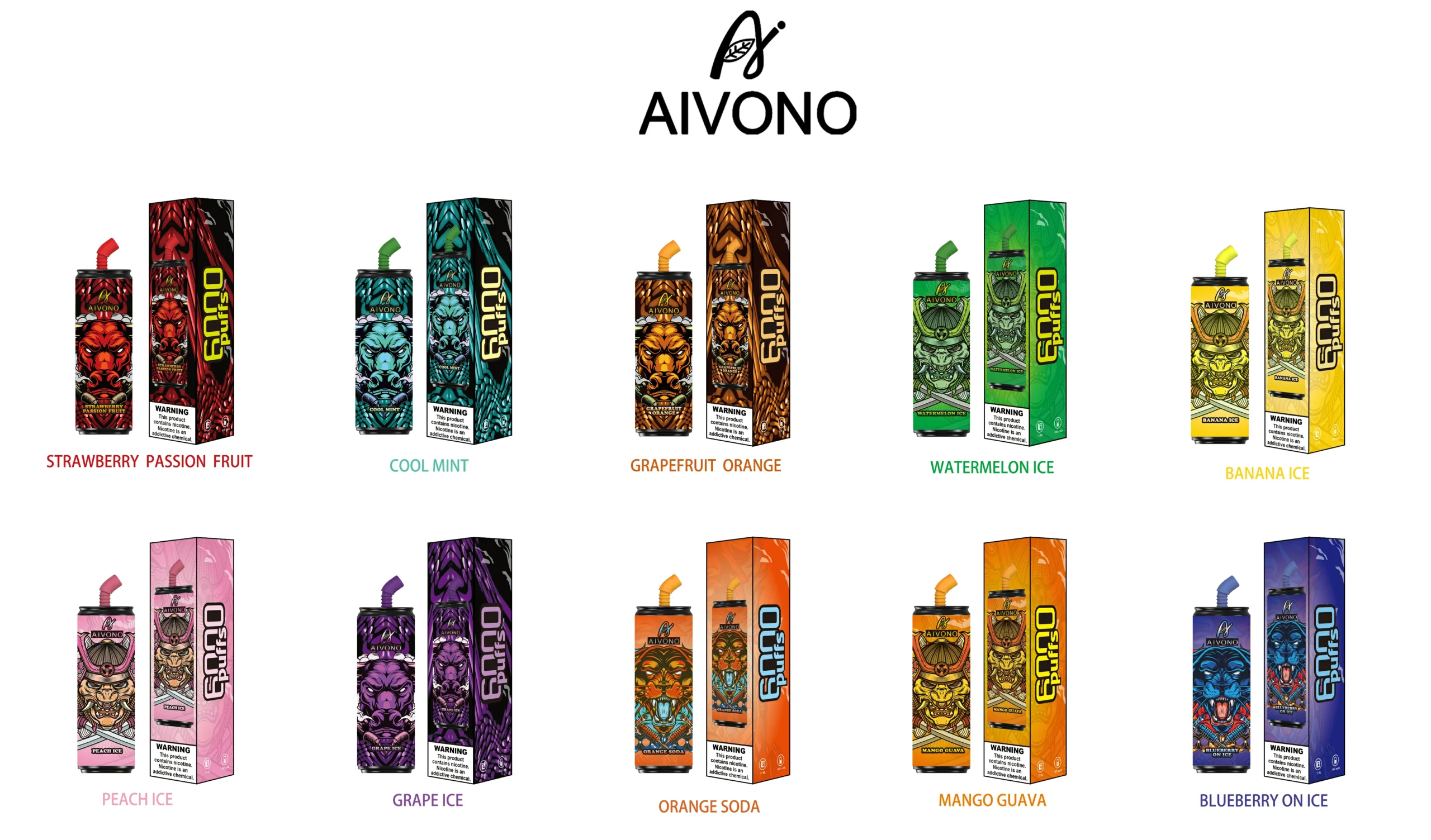Aivono Aim Winner 6000 Puff Disposable E Cigarette OEM Wholesale Vape Coke Bottle Vaporizer 0% 2% 5% Nicotine Starter Kit 600Mah Rechargeable Battery Bulk Buy Wholesale Disposable Vape