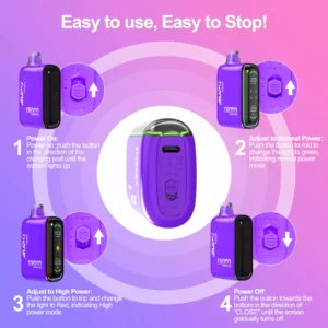 AUPO G19 15000 Puffs Factory Direct Sell Display Screen 2% Nicotine Disposable E Cigarettes Wholesale (5)