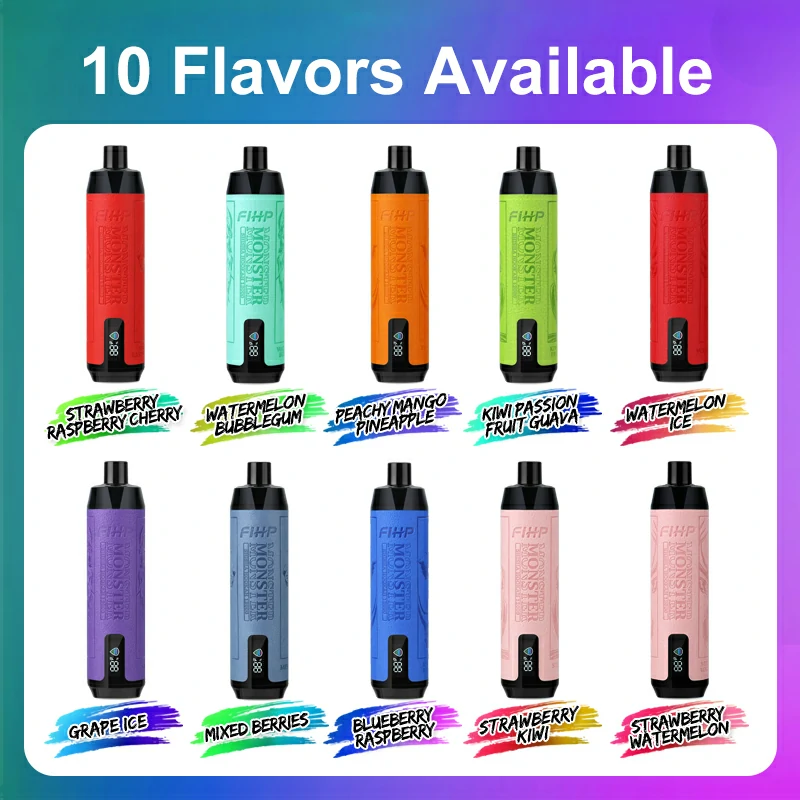 FIHP Shisha Hookah 12000 Puffs Disposable Vape Pen 20ml E-Liquid Rechargeable 650mAh Battery for Wholesale (26)