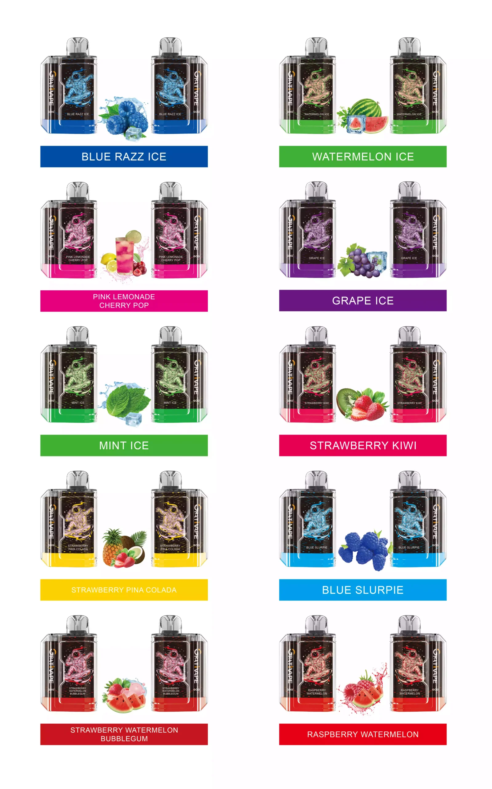 Grativape Gbot 10000 Puffs Disposable Vape Pen Wholesale 5% Nicotine Rechargeable Battery 2024 Original Fast Shipping (1)