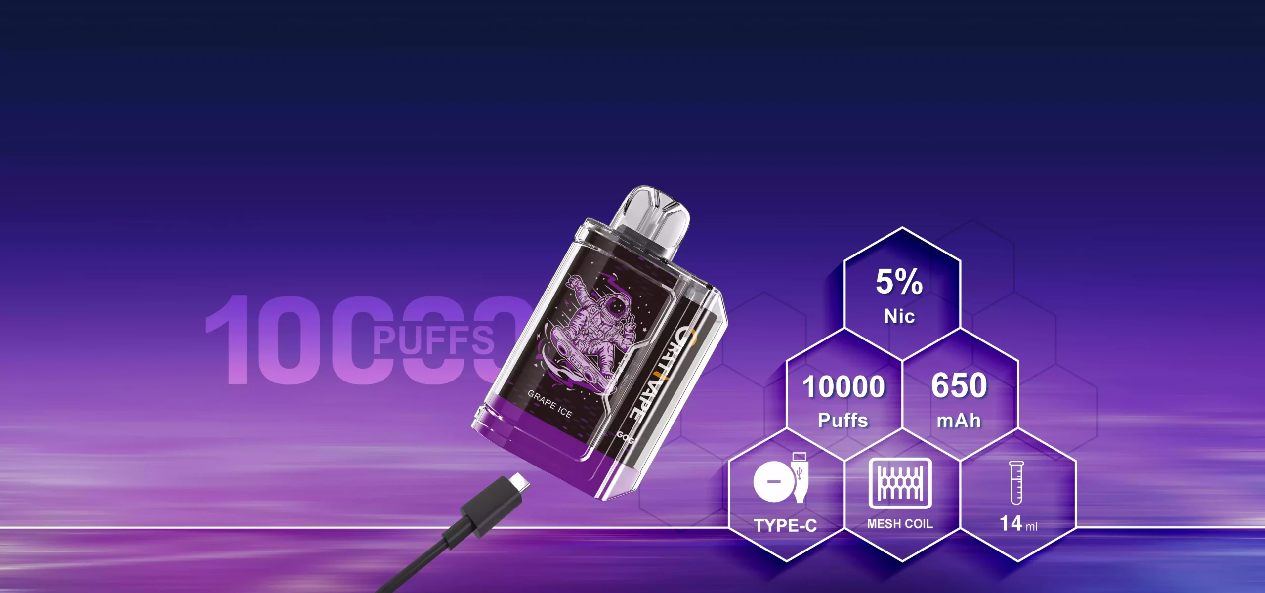 Grativape Gbot 10000 Puffs Disposable Vape Pen Wholesale 5% Nicotine Rechargeable Battery 2024 Original Fast Shipping (16)