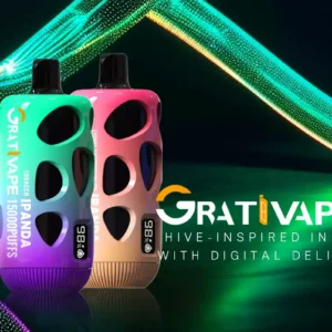 Grativape iPanda 15000 Puffs 15K Original Factory 18ml 650mAh Battery Liquid Display Wholesale Disposable Vape Pen