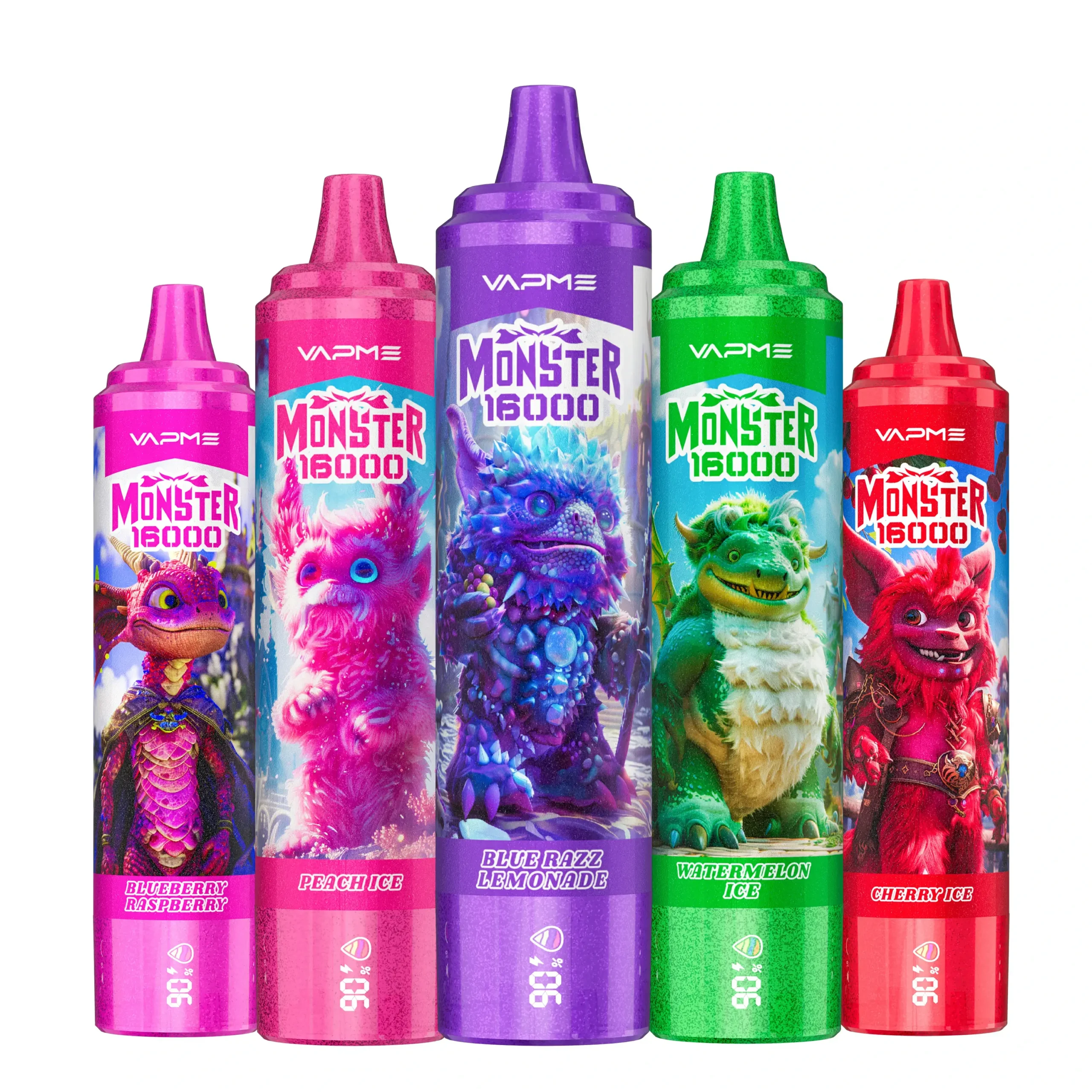 VAPME MONSTER 16000 Puffs Original LED Display Edition 26ml 850mAh Type-C Original Wholesale Disposable Vape Pen (15)