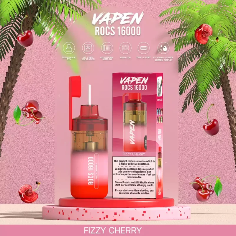 Bulk Wholesale Purchase of VAPEN ROCS 16000 Puffs Disposable Vape Rechargeable with 2% 5% Nicotine and Refillable Oil