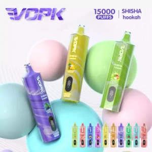 VOPK Shisha Hookah 15000 Puffs Rechargeable 0% 2% 3% 5% Low Nicotine Disposable Vape Pen Wholesale LED Display Adjustable airflow 2025 New Best Price (12)