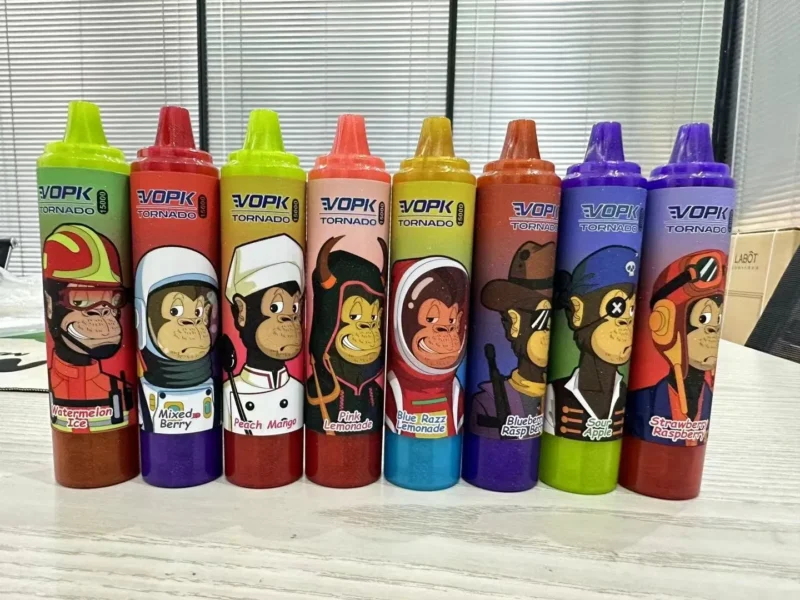 High-Quality VOPK TORNADO 15000 Puffs Rechargeable Disposable Vape Bulk Buy Low Nicotine Adjustable Airflow LED Display 2025 Trend
